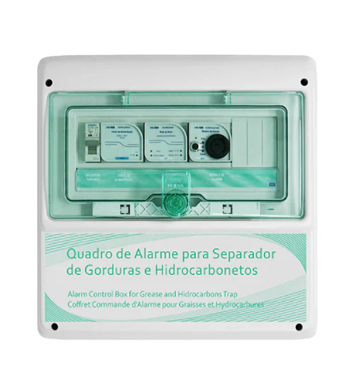 Quadro de Alarme para Separador de Gorduras e Hidrocarbonetos